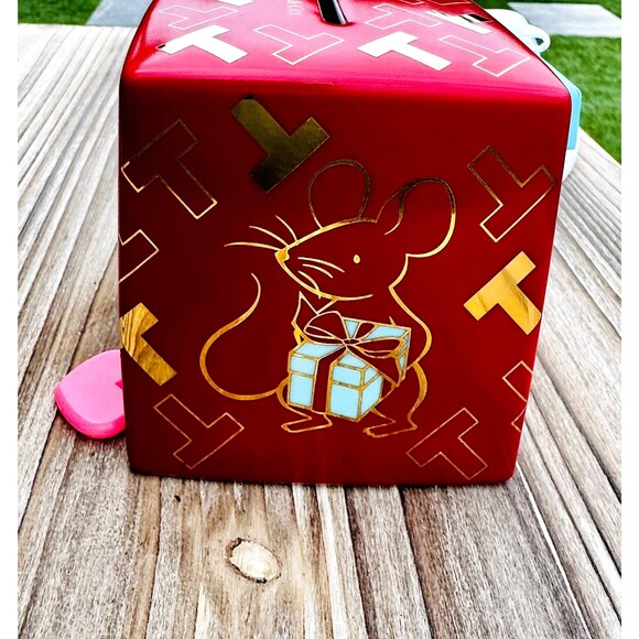 Tiffany & Co Year of the Rat Red and Gold Piggy Bank, limited edition - Picture 4 of 6